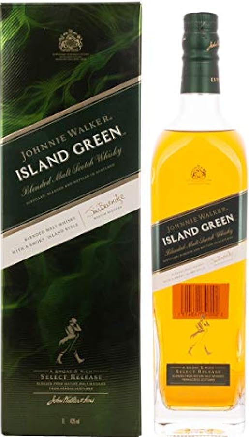 Johnnie Walker ISLAND GREEN Blended Malt Scotch Whisky Select Release 43% Vol. 1l in Giftbox 835870417