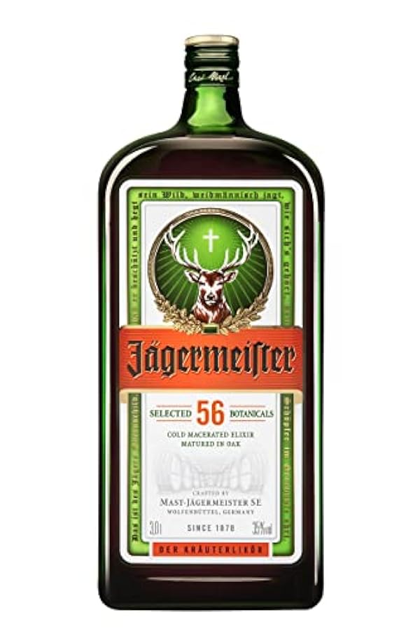 Jägermeister 300cl - Liquore a base di 56 Botaniche, in