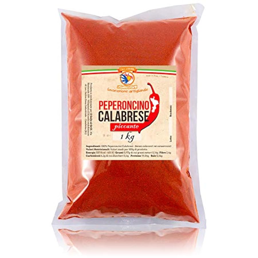 Peperoncino Calabrese in polvere - puro 100% - piccante - 1kg 98863034