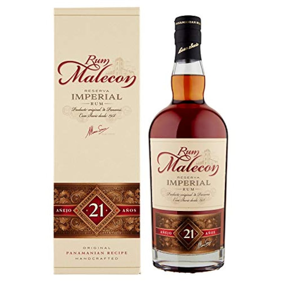 Rum Malecon Añejo 21 Años Reserva Imperial 40% Vol. 0,7