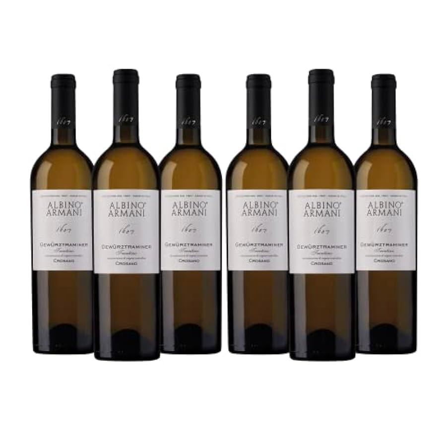 ALBINO ARMANI - Trentino GEWÜRZTRAMINER Tasting - Pack da 6 bottiglie di Gewürztraminer Trentino DOC 206865007