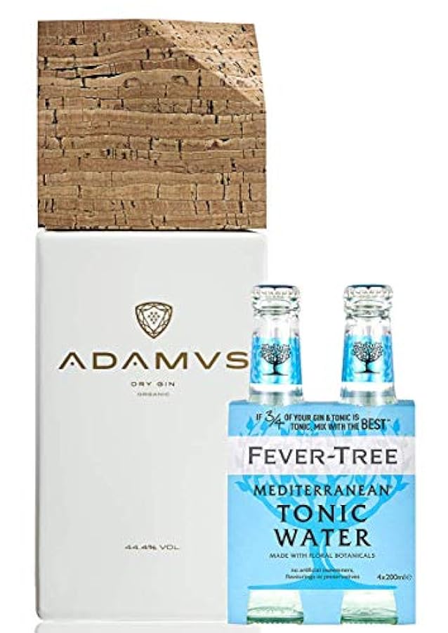 Gin Dry Adamus 70cl + 4 Tonic Mediterranea In Omaggio 2
