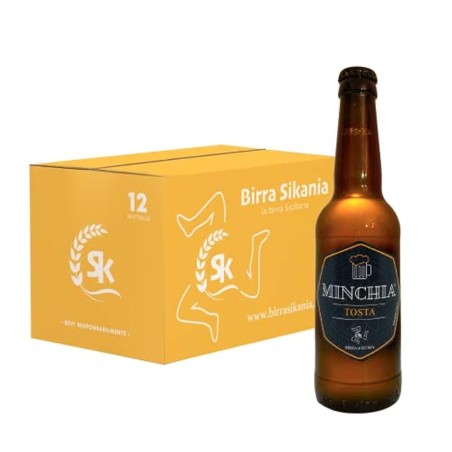 Etnazar - Birra Minchia Tosta 33 cl - Kit da 12 bottigl