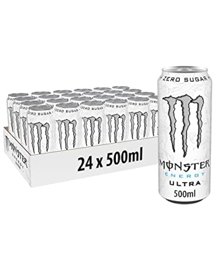 Monster Energy Ultra White - Confezione da 6 x 4 pezzi 