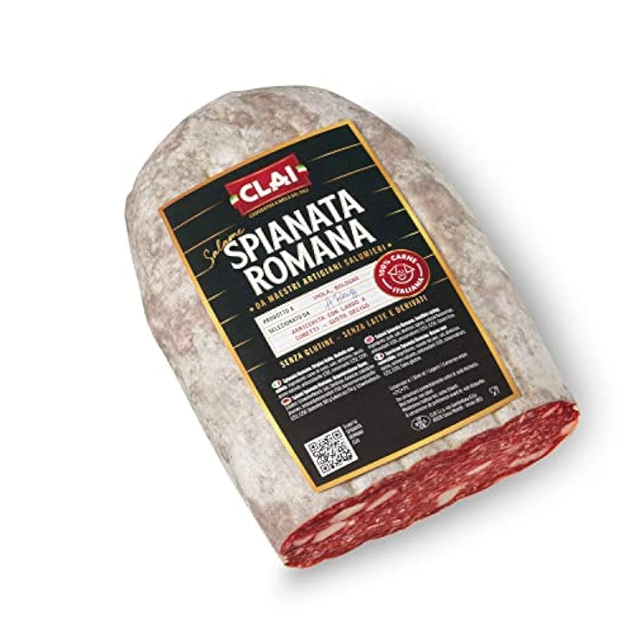 Spianata Romana 1,3 kg - carne 100% italiana - CLAI 639