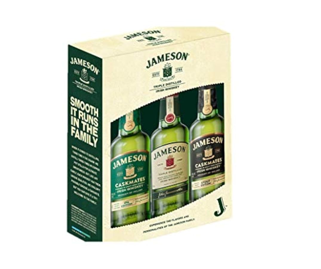 Jameson Bourbon Tripack - Confezione regalo - 600 Ml 32