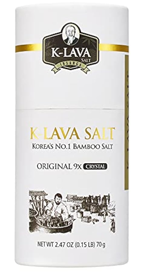 K-LAVA SALT Sale di bambù n. 1 della Corea: originale 9X (Cristallo 70 grammi) 953210143