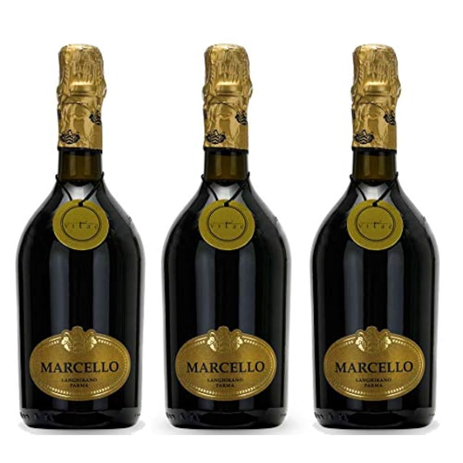 3 Bottiglie di Marcello Lambrusco dell´Emilia IGP 
