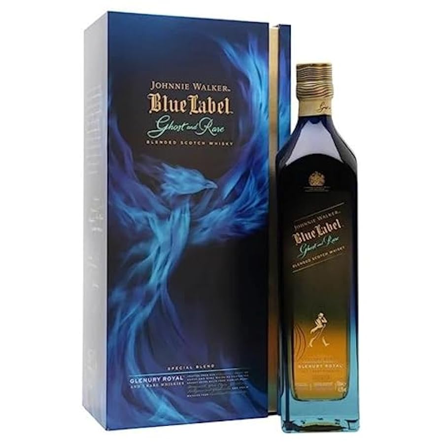 Johnnie Walker Blue Label Ghost & Rare Glenury Royal, Blended Scotch Whisky - 70cl in Giftbox 928463813