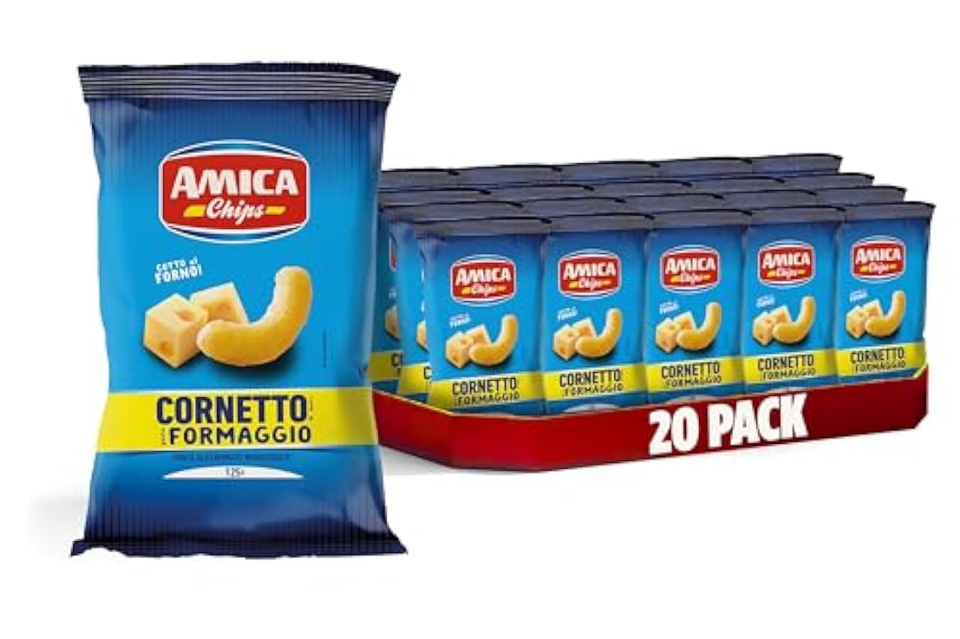 AMICA Chips | Patatine Cornetto al Gusto Formaggio, Sna