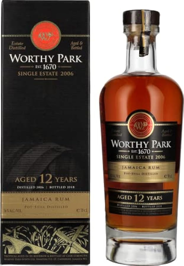 Worthy Park 12 Years Old Single Estate Jamaica Rum 2006 56% Vol. 0,7l in Giftbox 986954267