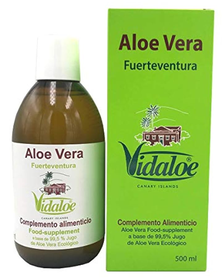 Vidaloe Integratore Alimentare di Aloe Vera 99,5% 500ml