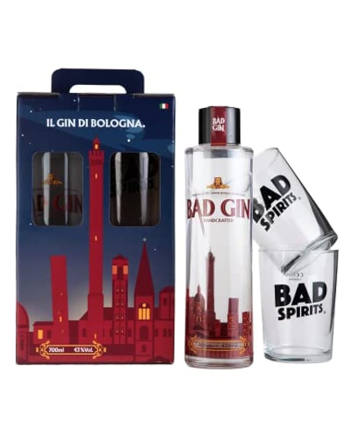 BAD GIN - 43% Vol. - 700ml Gin italiano speziato, confe