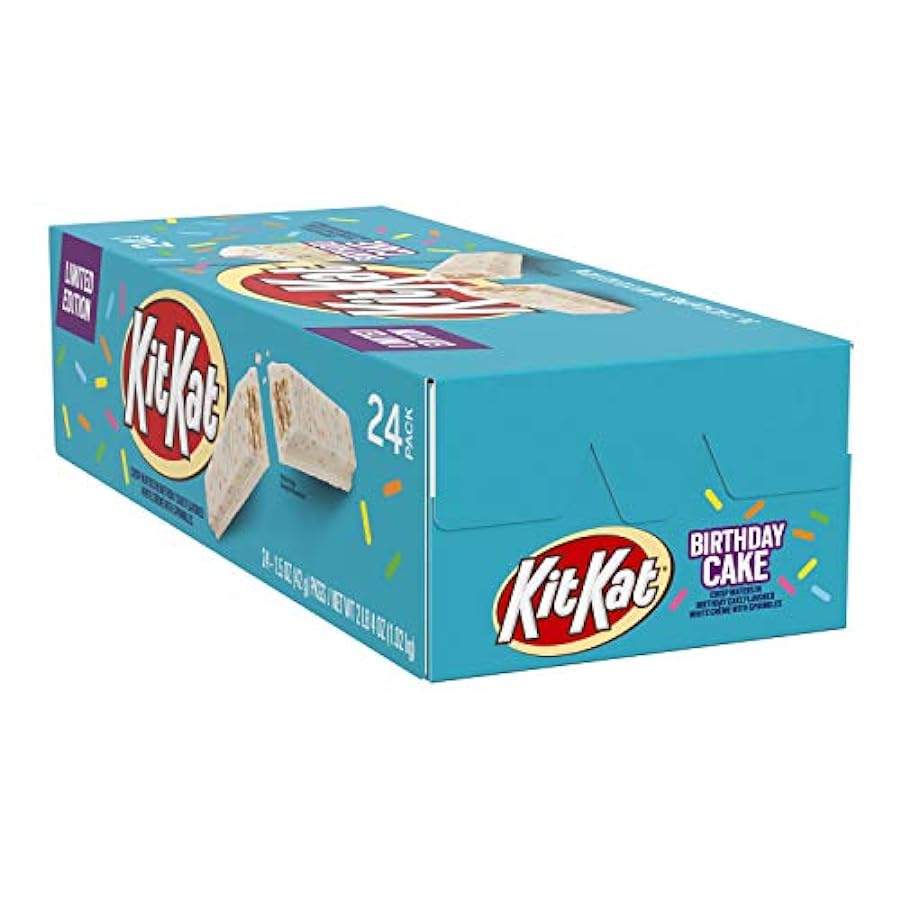 Kit Kat Torta di compleanno, 42 g, confezione da 24 91056130