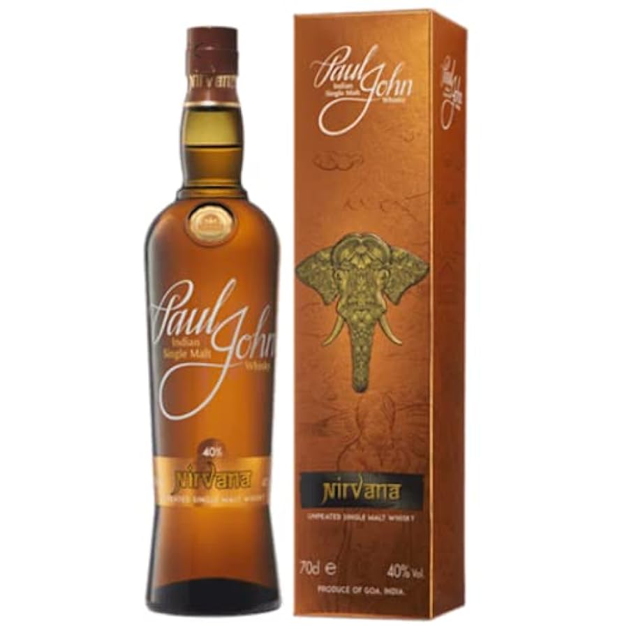 Paul John NIRVANA Indian Single Malt Whisky 40% Vol. 0,