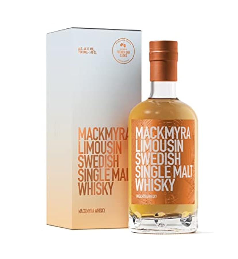 Mackmyra LIMOUSIN Swedish Single Malt Whisky 46,1% Vol. 0,7l in Giftbox 264411290