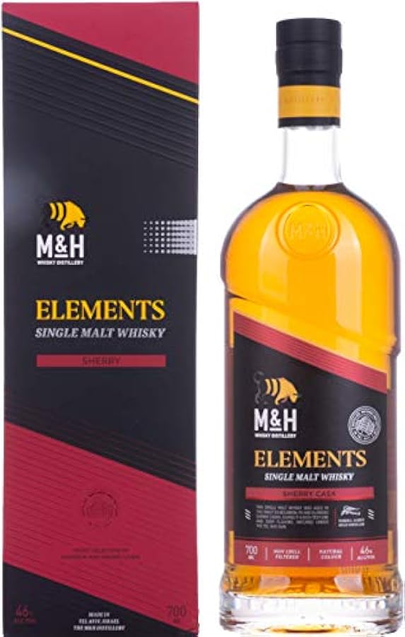 M&H ELEMENTS Sherry Cask Single Malt Whisky 46% Vol. 0,7l in Giftbox 456961062