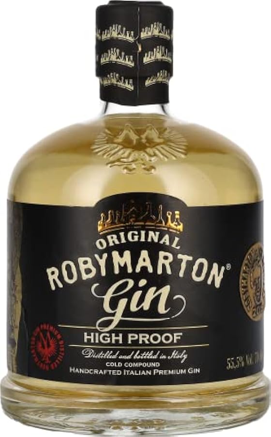 Roby Marton Gin Original HIGH PROOF 55,5% Vol. 0,7l 555