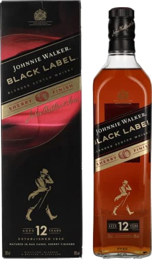 Johnnie Walker BLACK LABEL 12 Years Old SHERRY FINISH 4