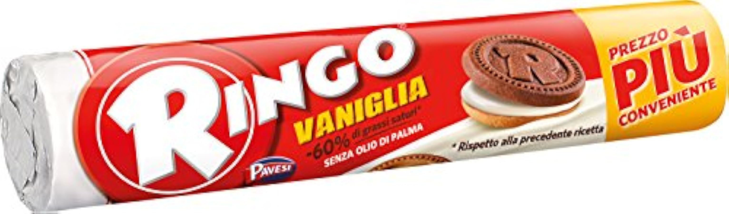 Ringo Pavesi - Biscotti gusto Vaniglia - 36 confezioni 