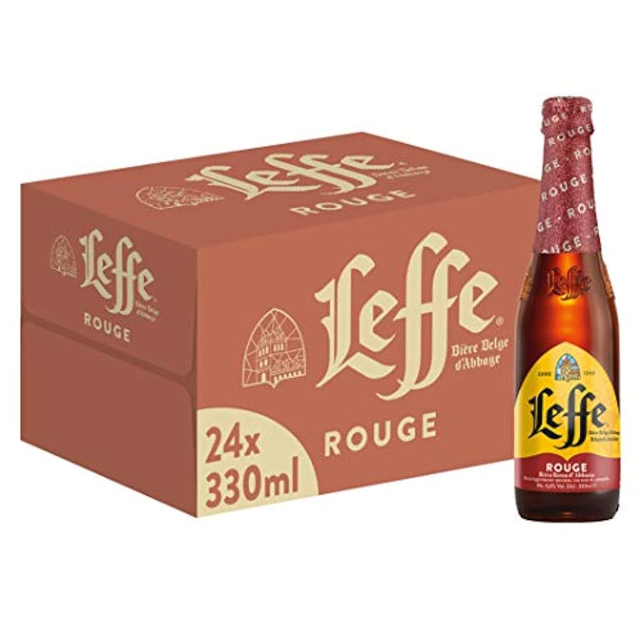 Leffe Rouge, Birra Bottiglia - Pacco da 24x33cl 3580944