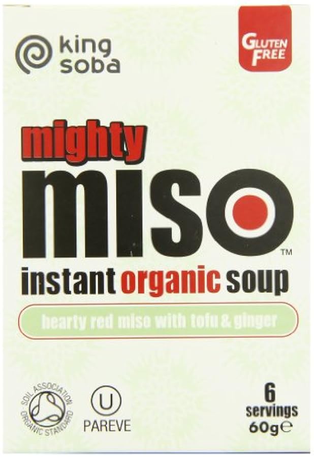 King Soba | Og Miso Soup Tofu & Ginger | 5 x 60g 431209