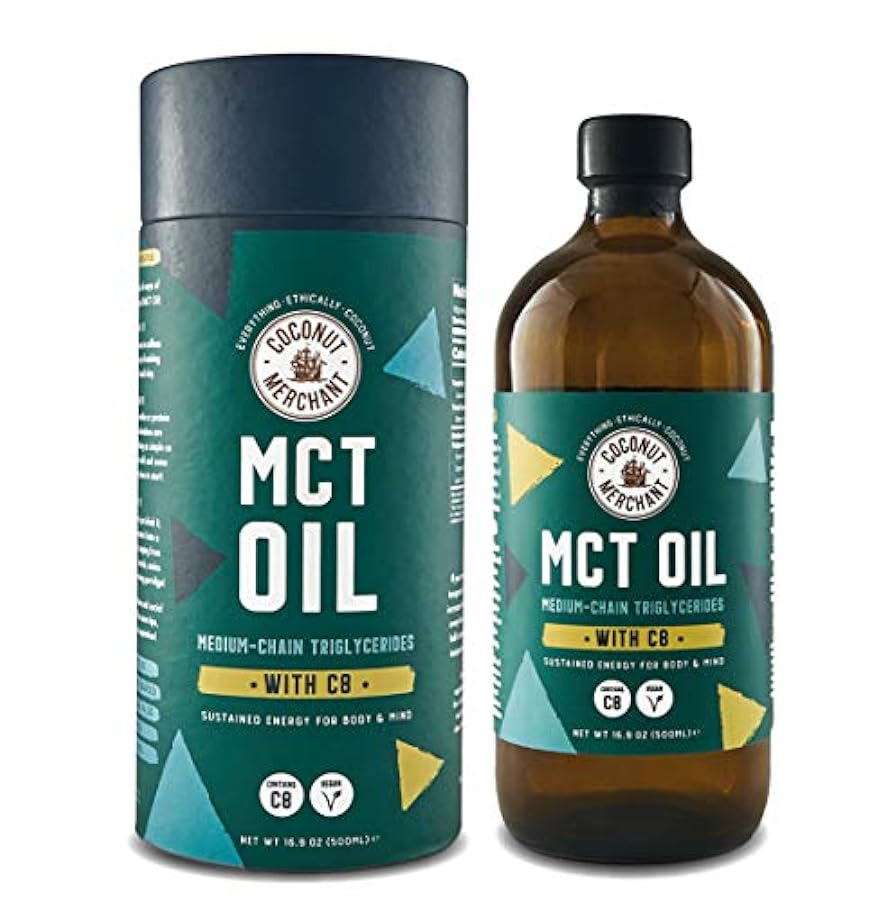Coconut Merchant MCT Olio | 97% Premium C8, Perfetto pe