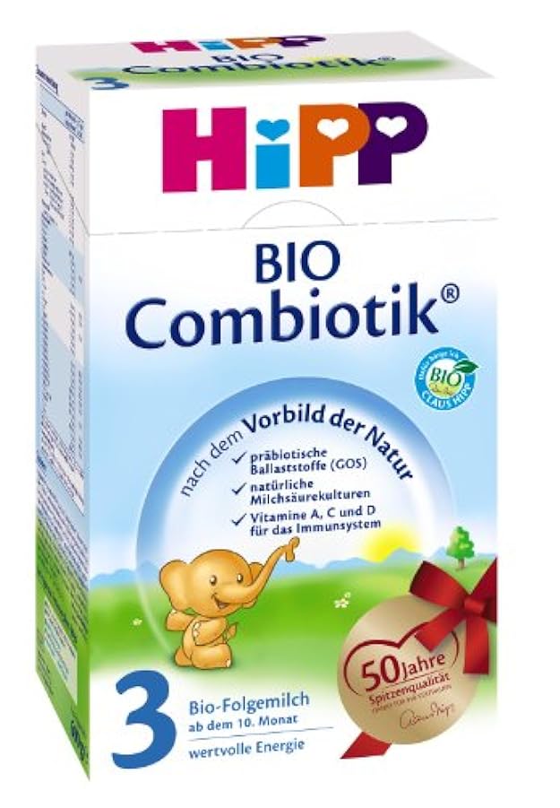 Latte di proseguimento Hipp Bio CombiTik 3 - dal 10 ° mese, confezione da 12 (12 x 600g) 125148145