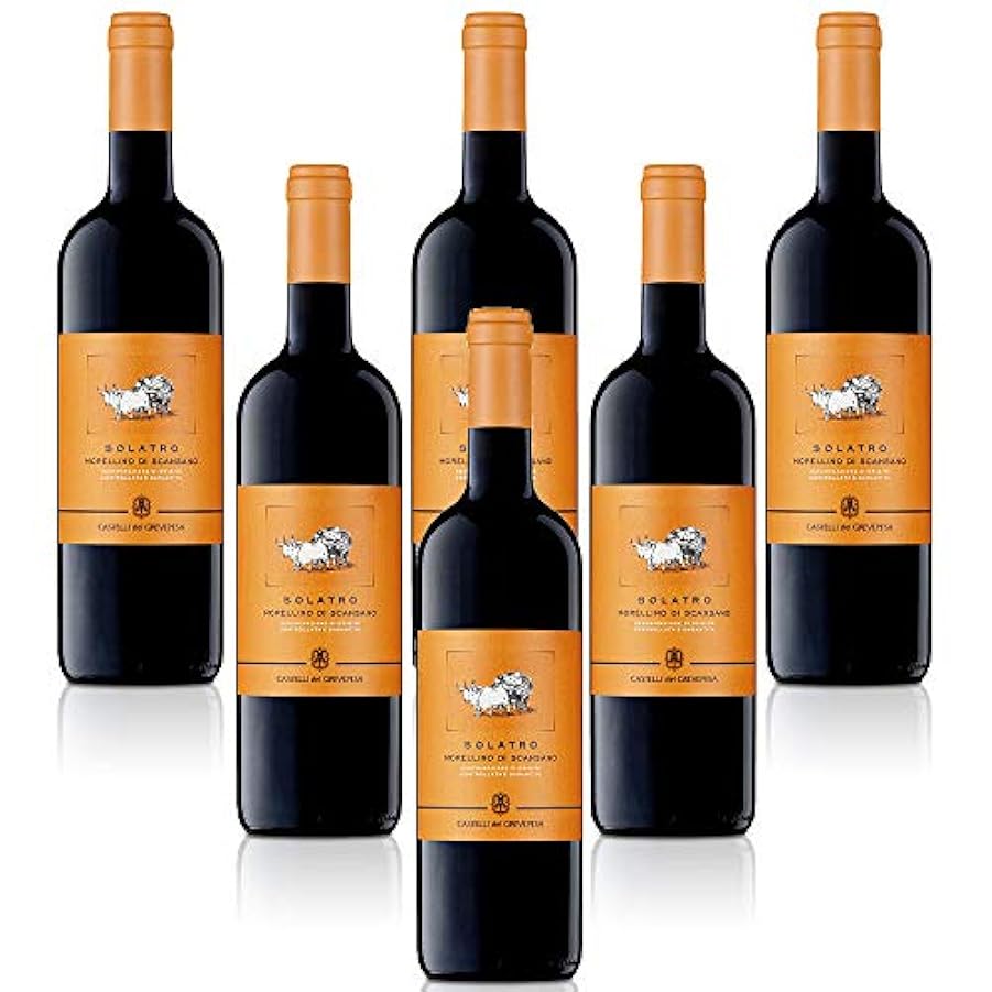 Morellino Di Scansano Docg Solatro Castelli Del Grevepesa Castelgreve Vino Rosso Italiano (6 Bottiglie 75 Cl.) 588689383