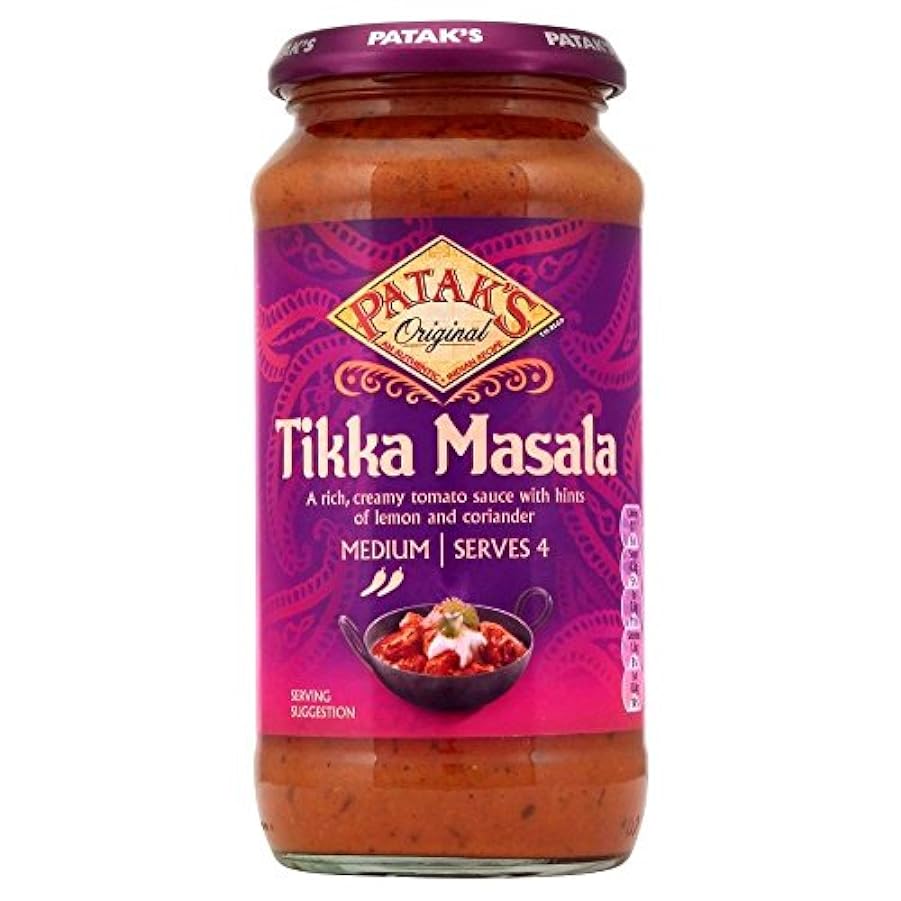 Patak´s Tikka Masala Salsa Media (450g) (Confezione da 2) 855406398