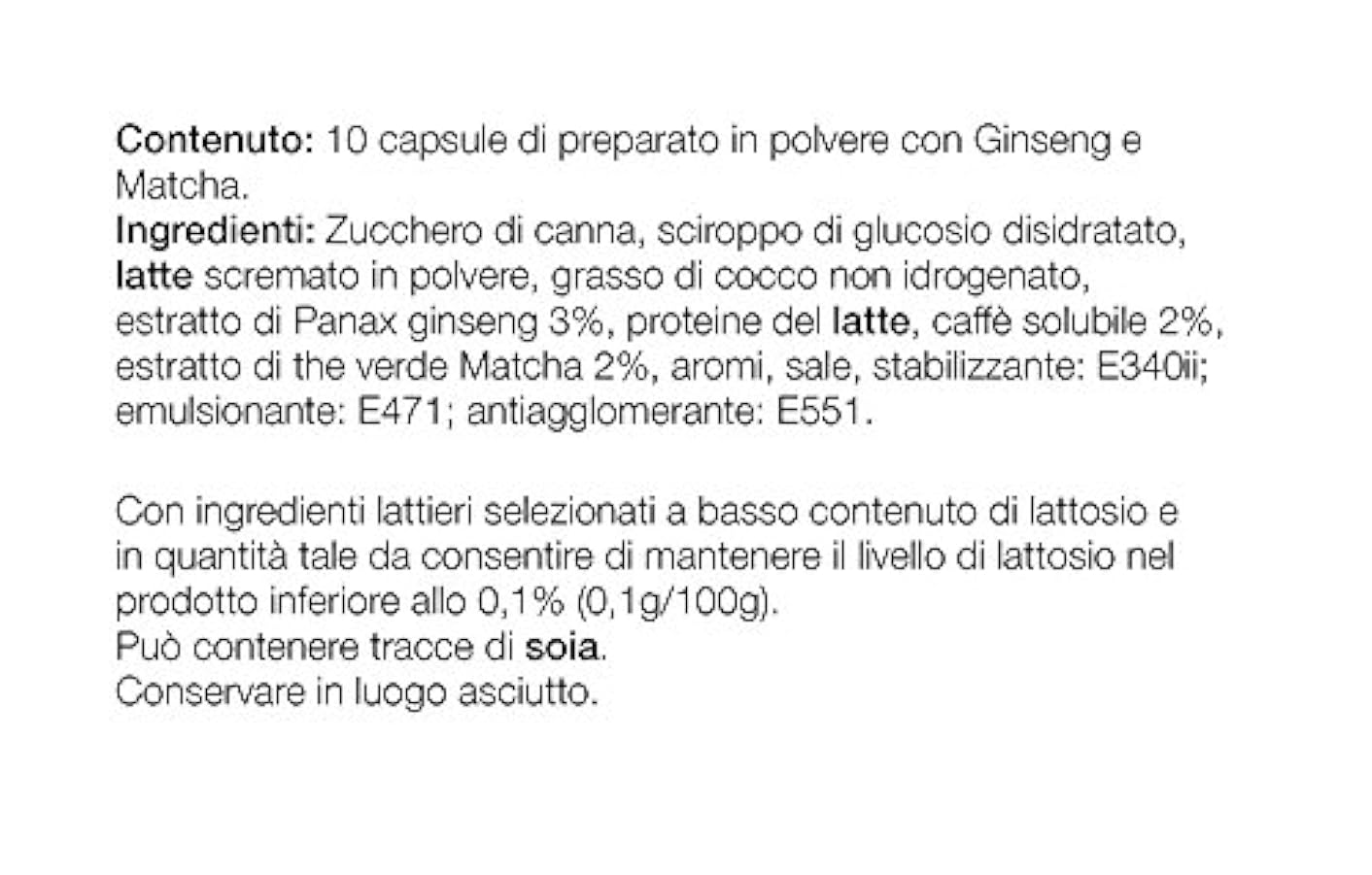 Foodness Capsula Caffè al Ginseng & Matcha compatibile Dolcegusto - 10 Confezioni da 10 Capsule [Tot. 100 Capsule] 241503211