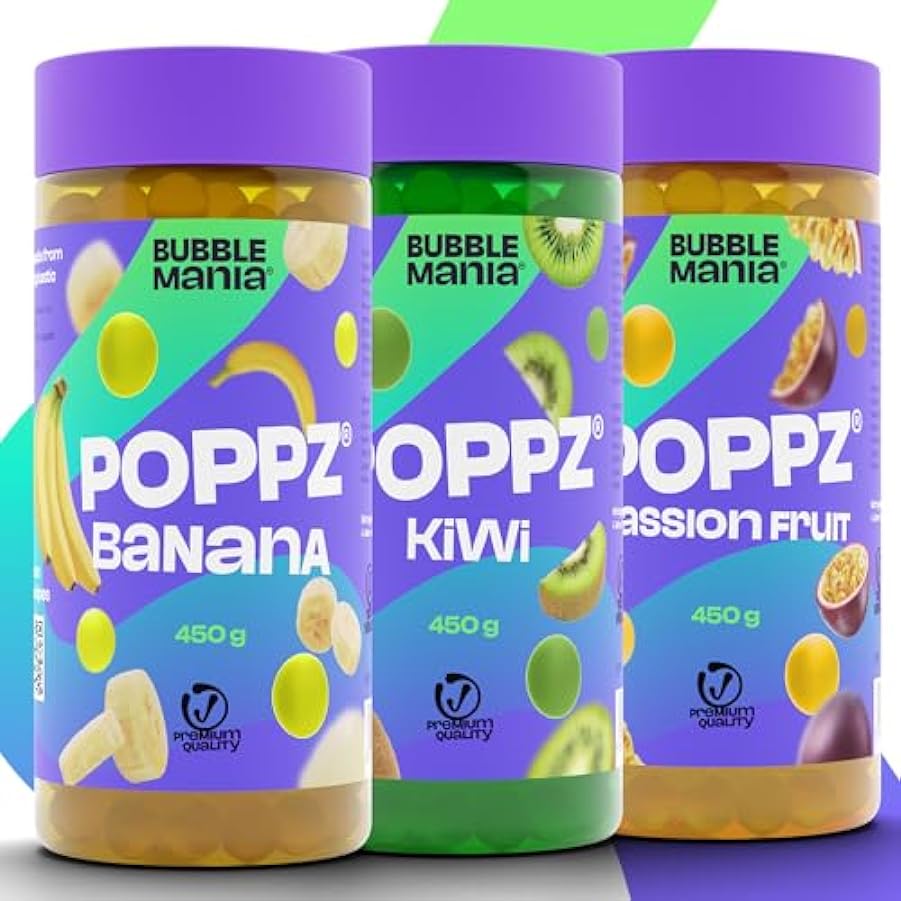POPPZ Popping Boba Perle di frutta per Bubble Tea Mix |