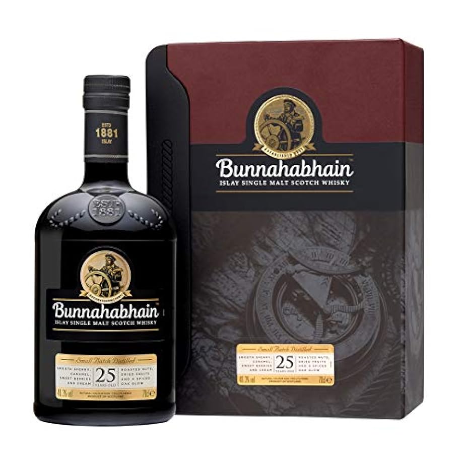 Bunnahabhain 25 Years Old Islay Single Malt Scotch Whis