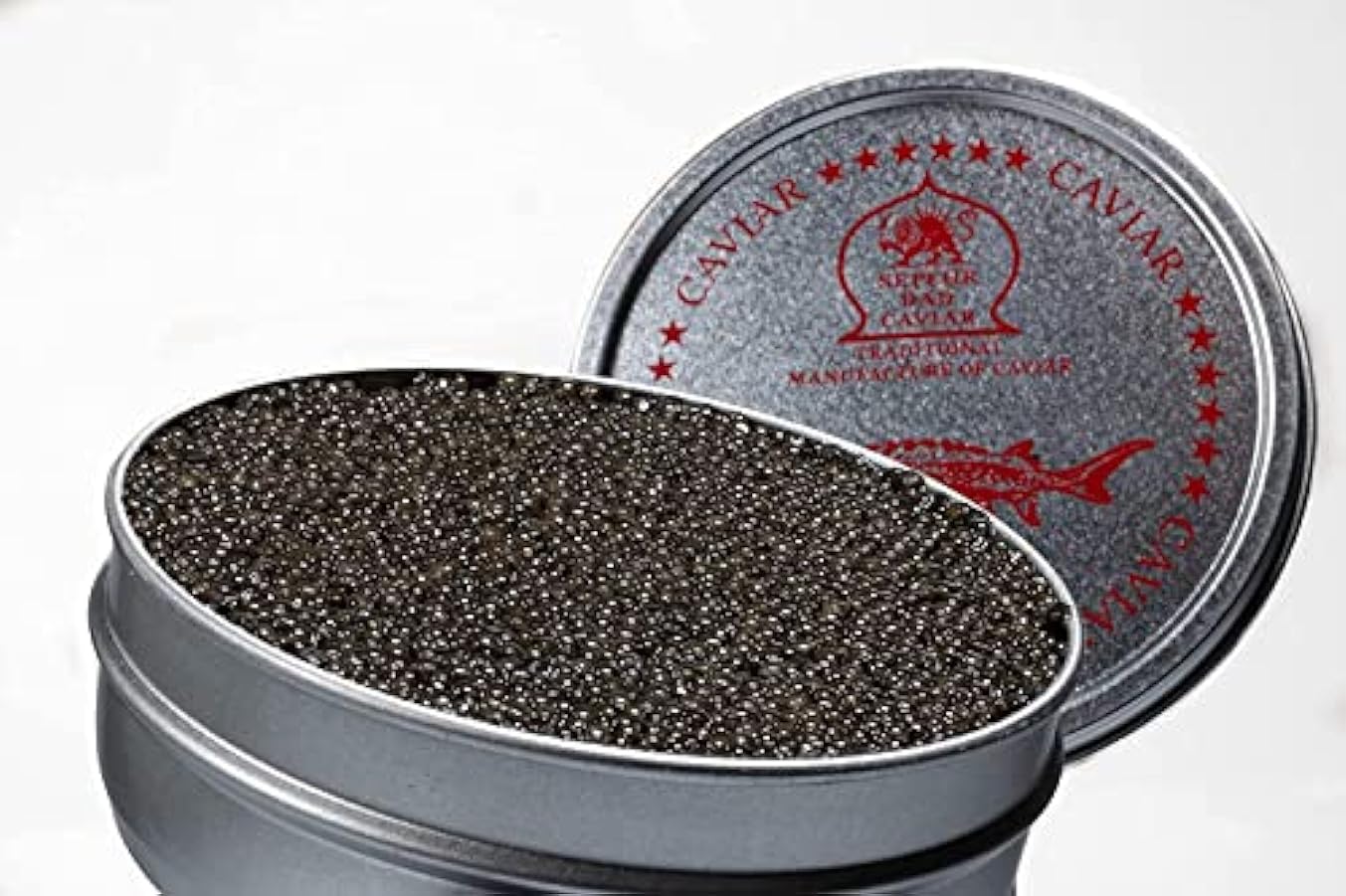 Sepehr Dad Caviar dalla Siberia | Caviale di storione siberiano | SENZA borace | 50 g 465805873