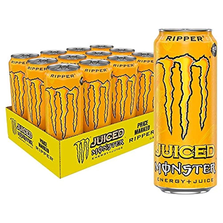 Monster Juiced Ripper 500 ml Confezione da 12 109547446