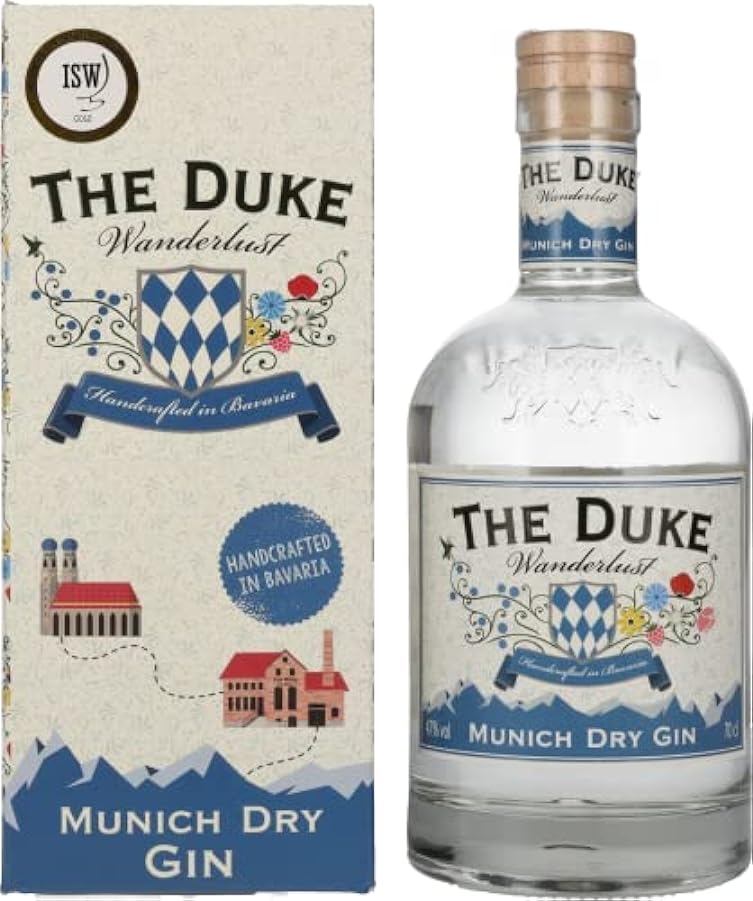 The Duke Wanderlust Munich Dry Gin 47% Vol. 0,7l in Gif