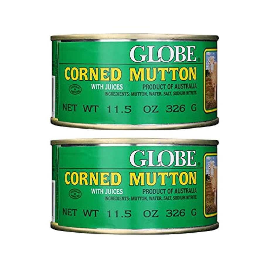 Globo Corned Mutton con Succhi (2 Pack, Totale di 2 oz) 848627350
