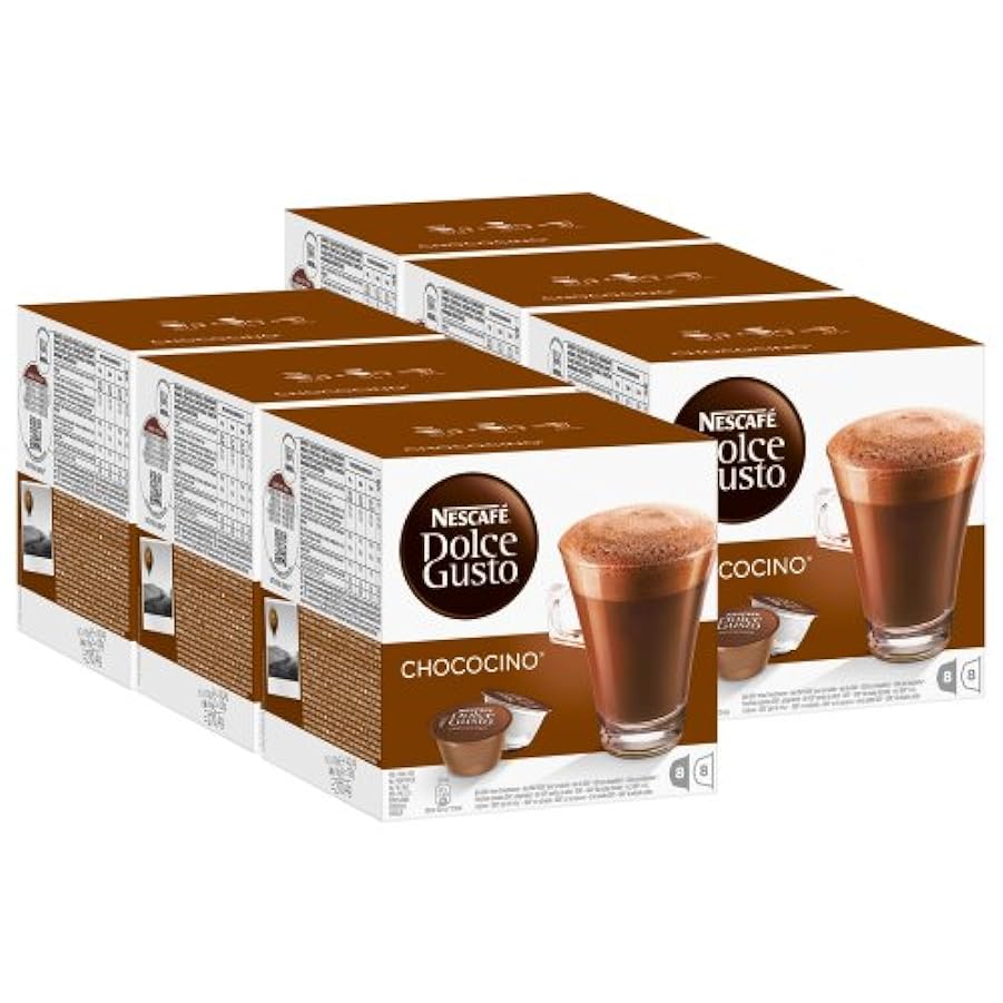 Nescafé Dolce Gusto Chococino Kakao, 6 Confezioni, 6 x 16 Capsule (48 Tazze) 645401976