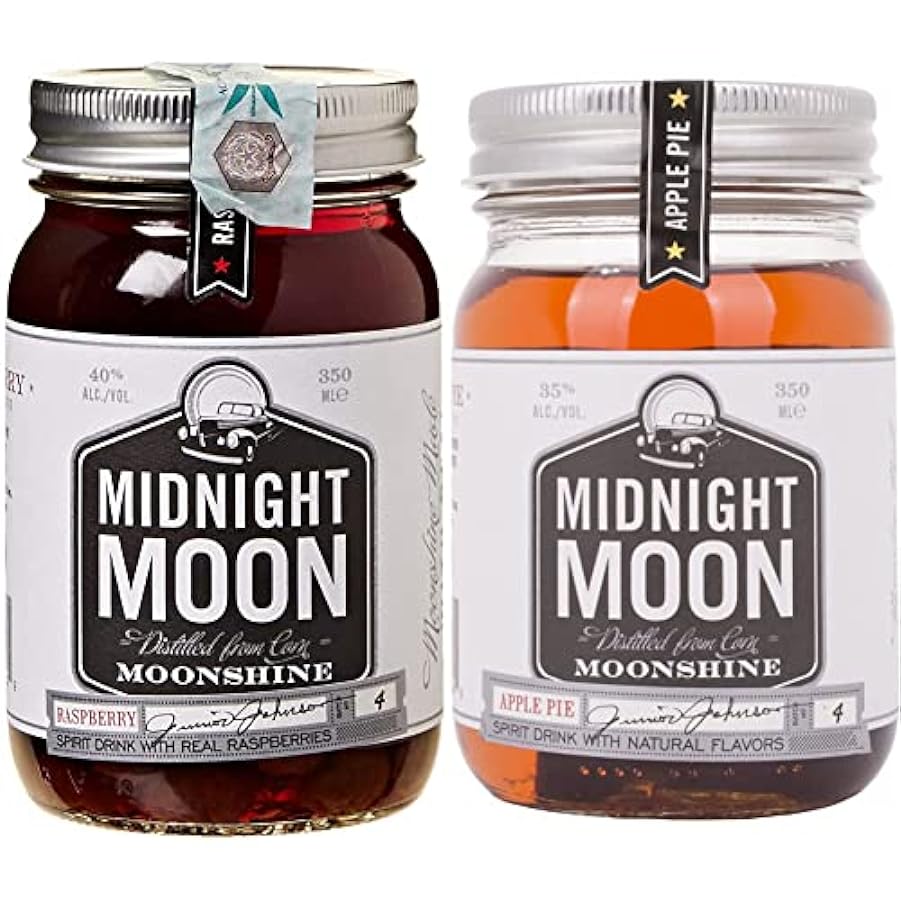 Midnight Moon Moonshine Raspberry 40% Vol. 0,35l & Midn