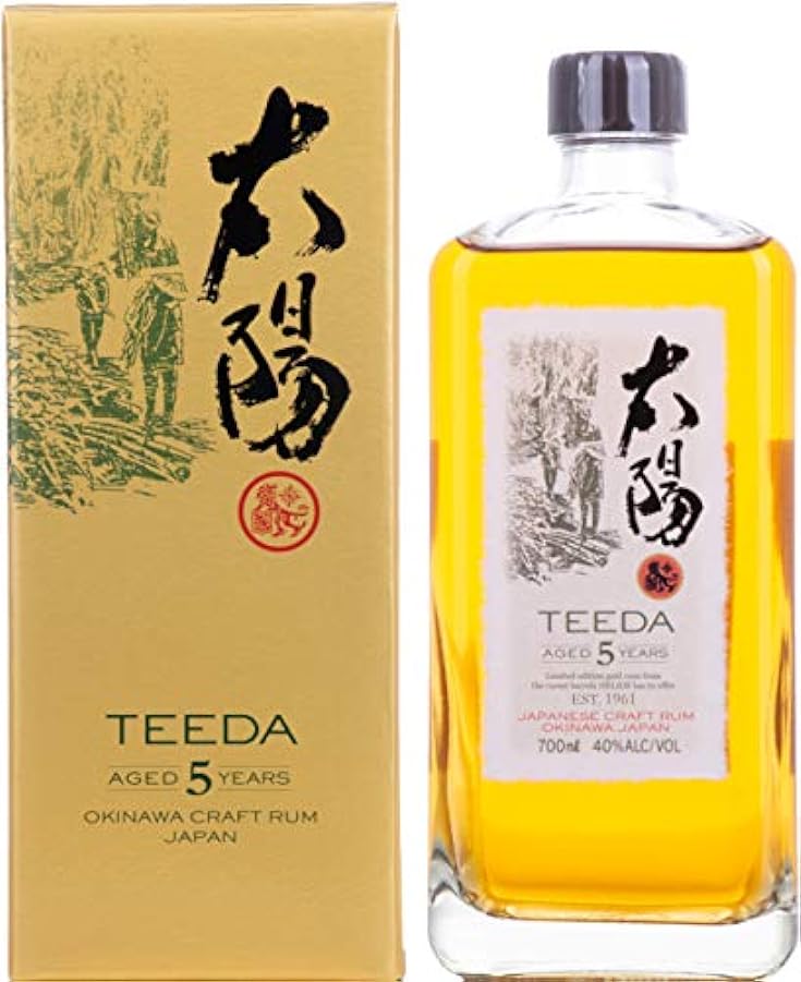 Teeda 5 Years Old Japanese Craft Rum 40% Vol. 0,7l in G