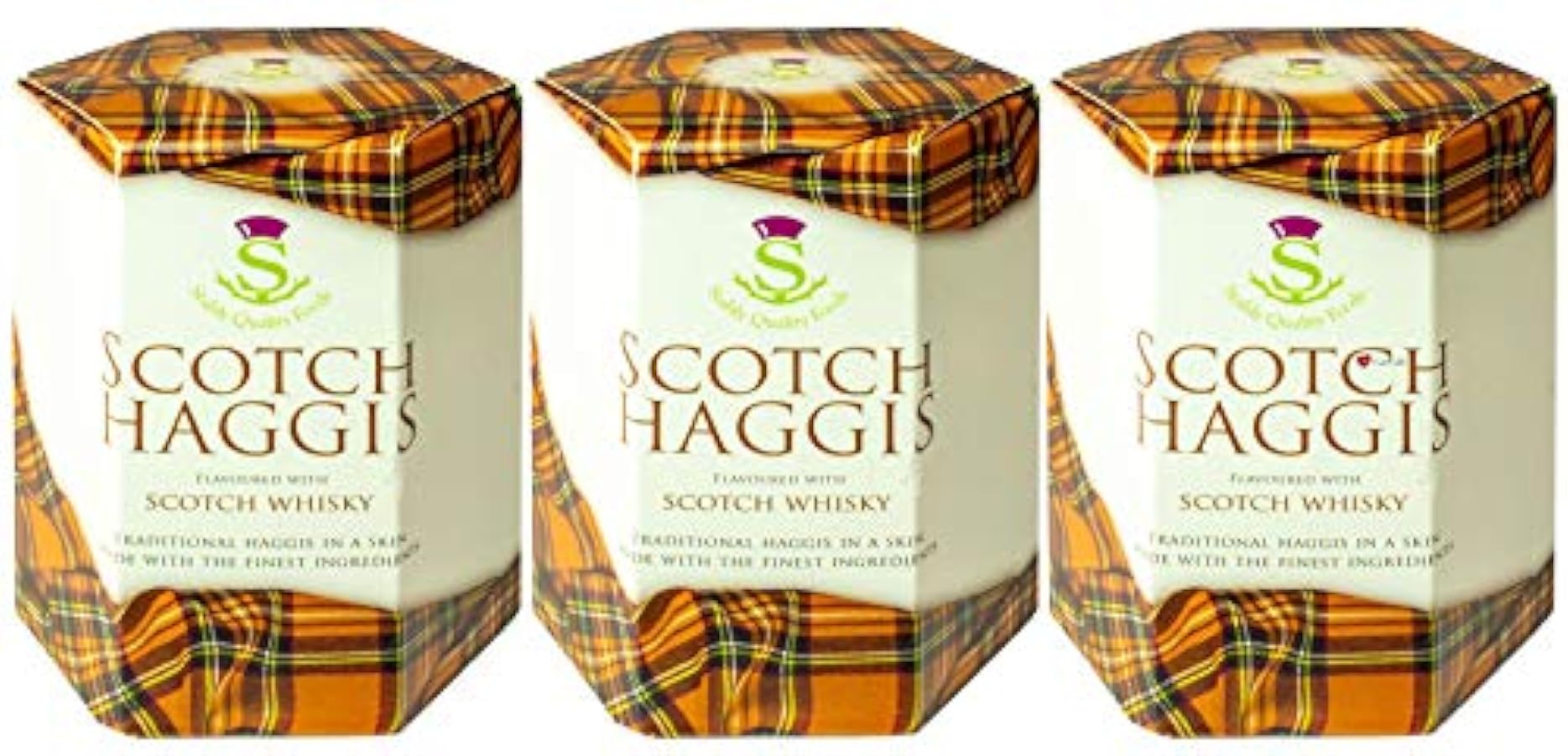 Set di 3 Haggis Scozzese Scotch Whisky Gusto Regali di 