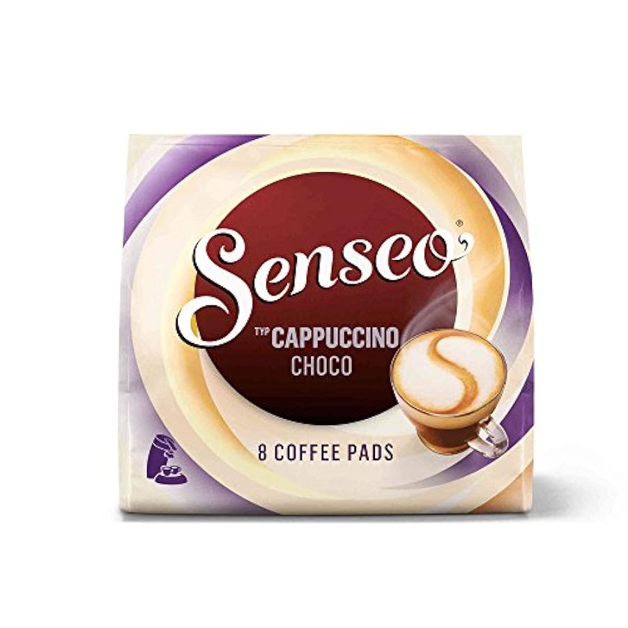 Senseo Cappuccino Choco, Bevanda Calda, con Cioccolata, 10 Confezioni x 8 Cialde 187810033