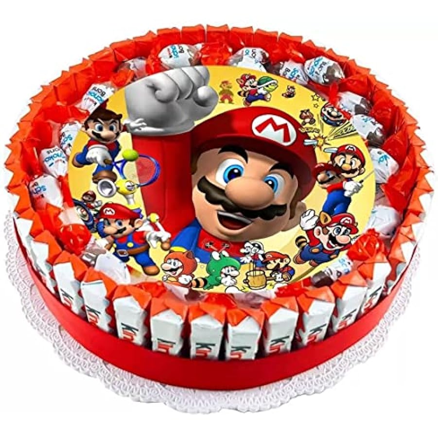 Torta barrette cioccolato con cialda Mario - kit fai da