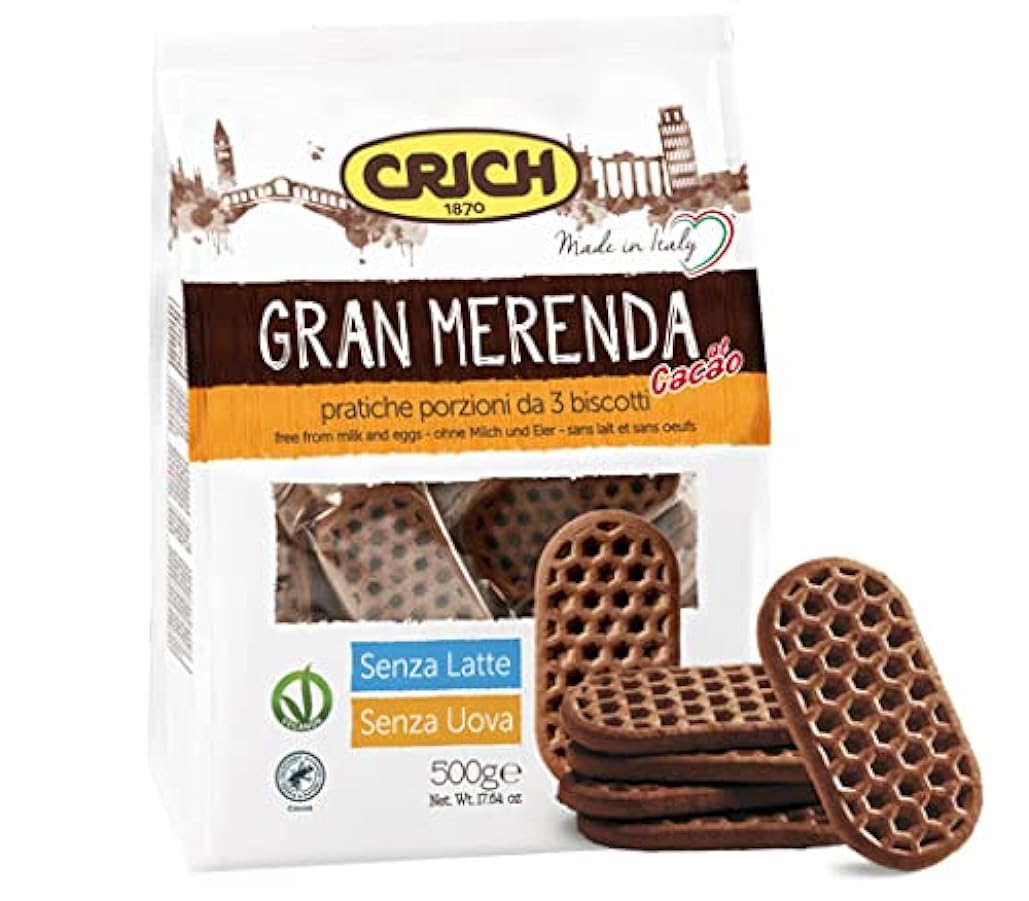 Crich Gran Merenda Biscotti Al Cacao 6 Pezzi Da 500 Gra