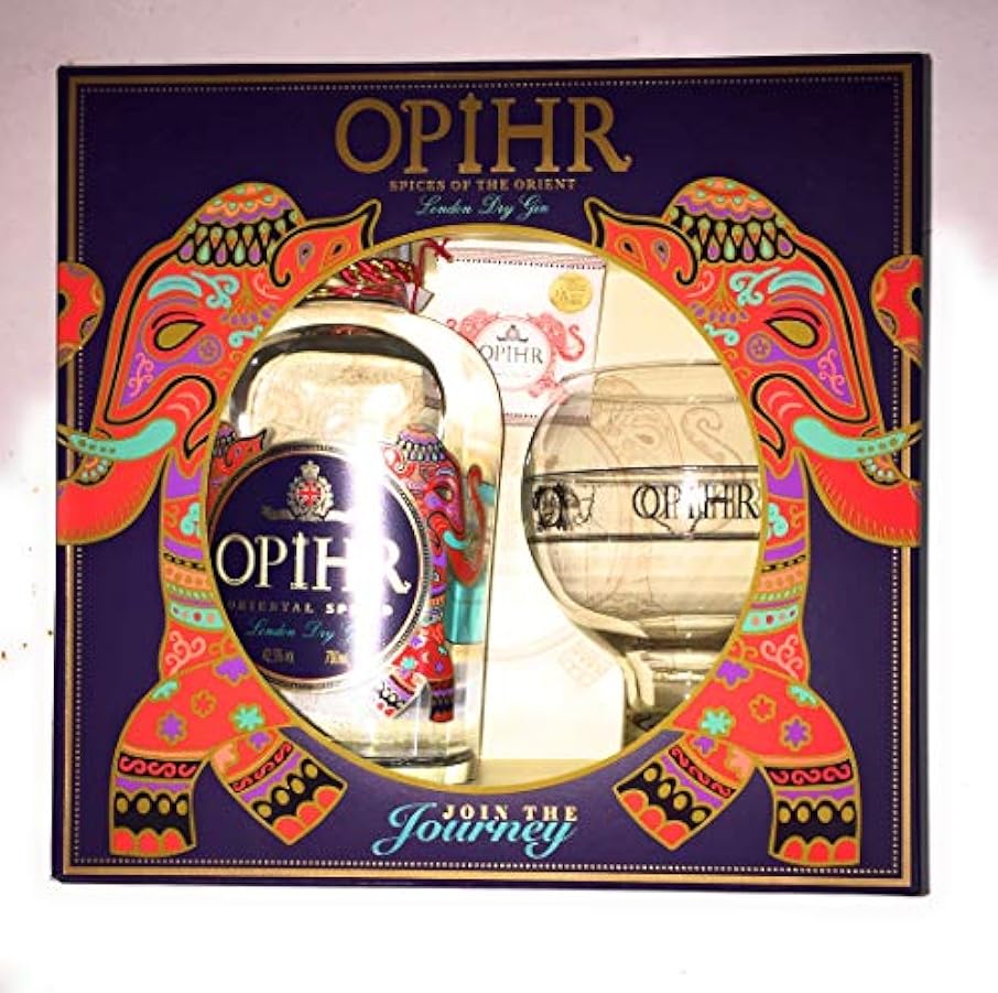 Confezione Opihr Gin con bicchiere degustazione. Regalo