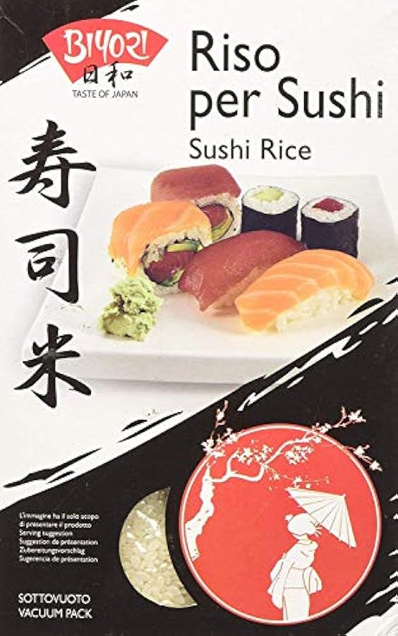 BIYORI Riso Ottimo per Preparare il Sushi a Casa Sacco kg 10 811612005