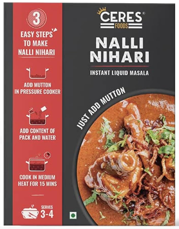 CERES FOODS Indian Delhi´s Nalli Nihari Instant Li