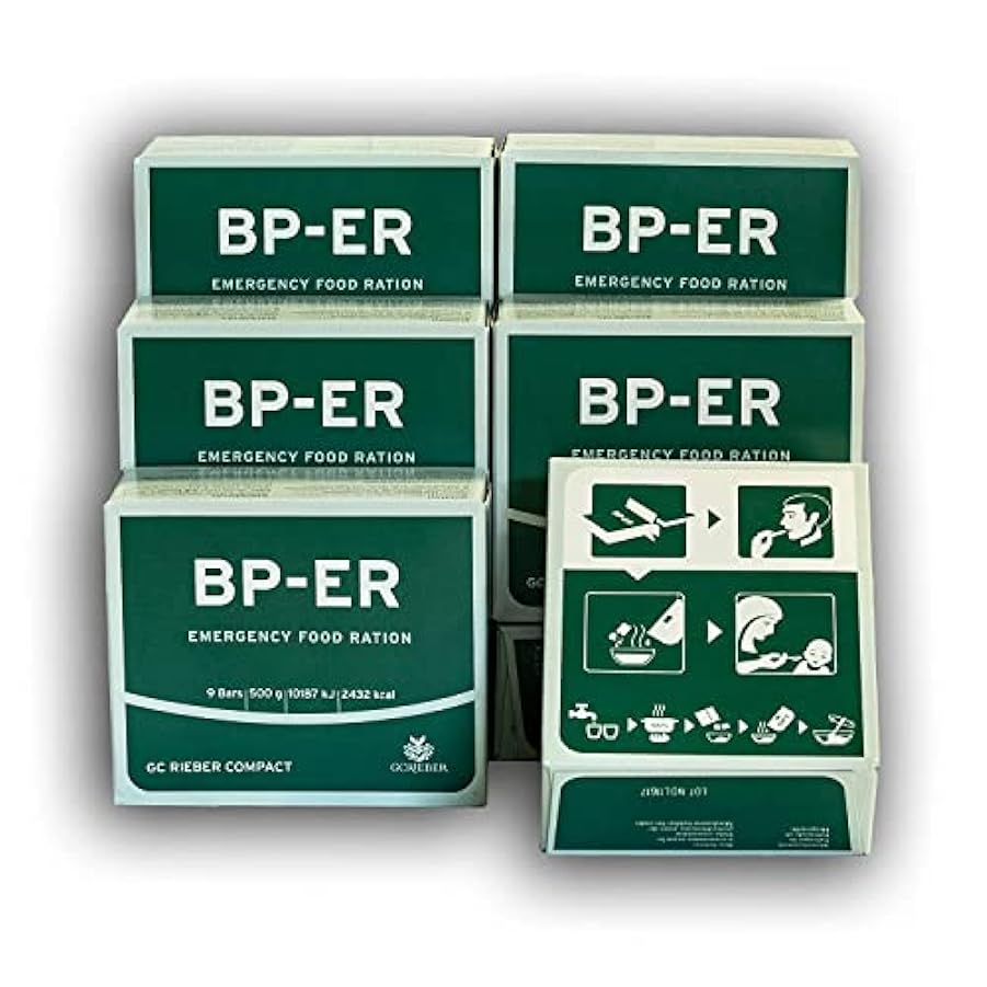 BP ER Elite Emergency Food 6 unità da 500 grammi, preca