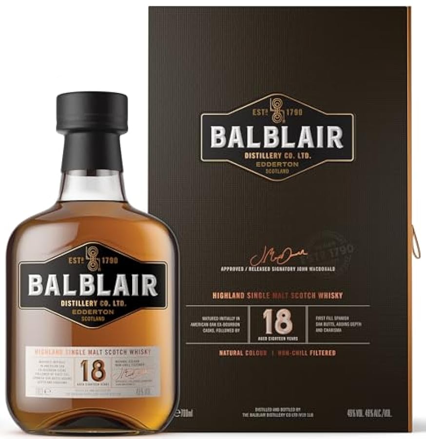 Balblair 18 Years Old Highland Single Malt 46% Vol. 0,7