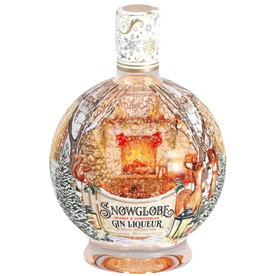 Snow Globe Gin, Orange & Gingerbread Gin Liqueur, 70cl,